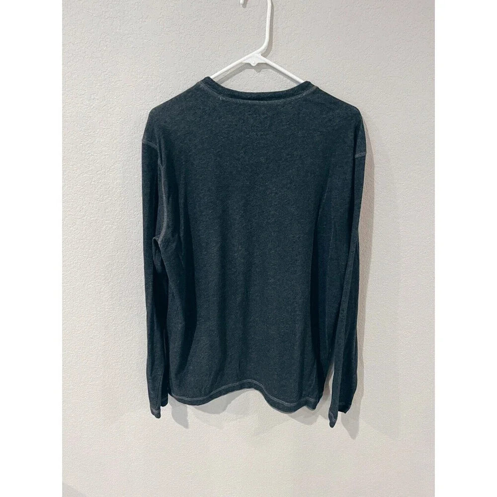 Tommy Bahama Long Sleeve Henley 3-Button Men's L Island Modern Fit - Picture 2 of 5